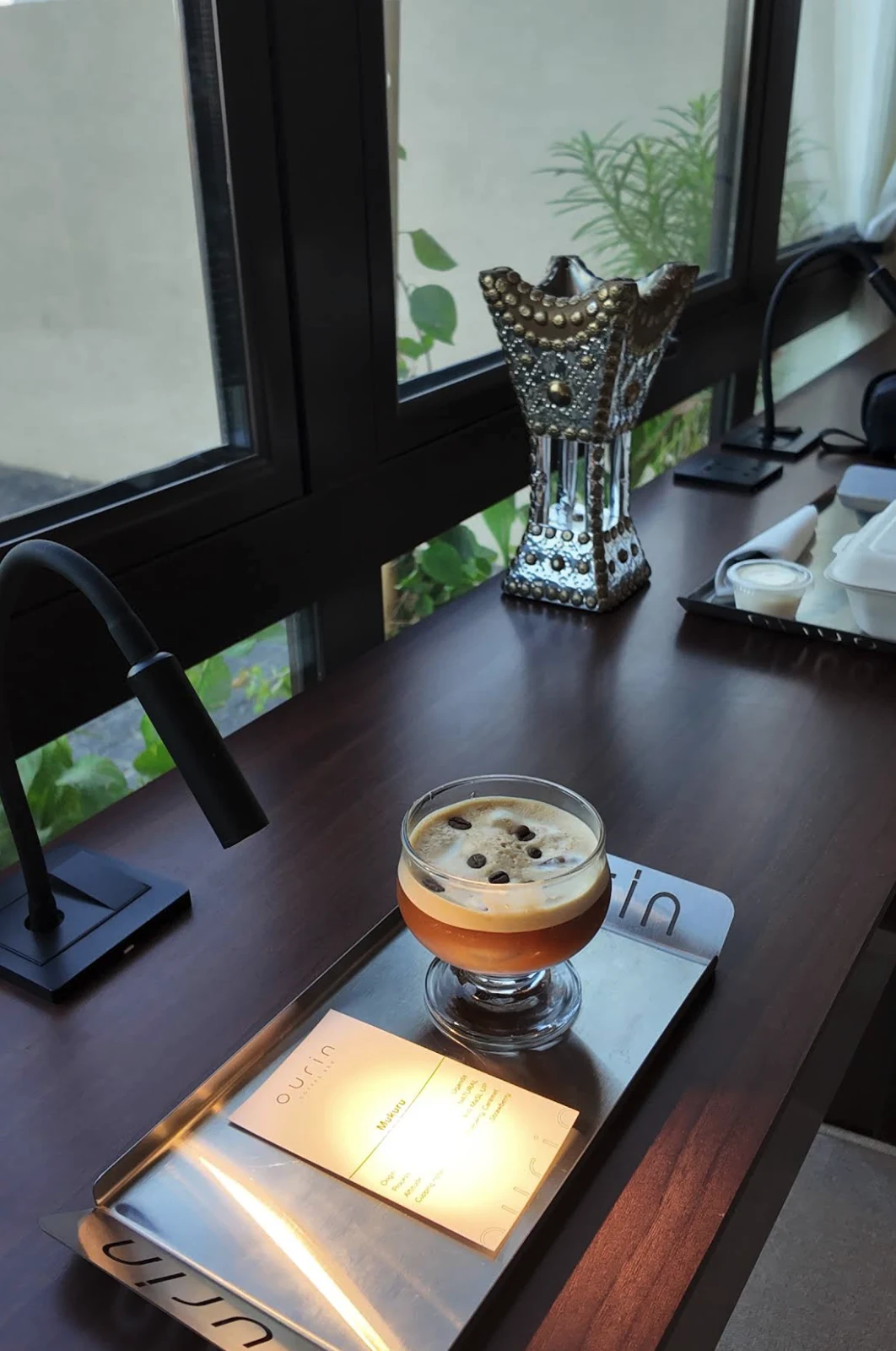 Coffee by the window